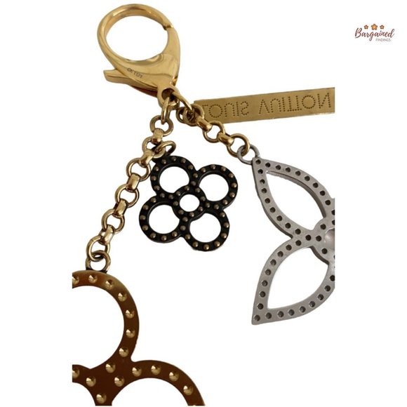 Authentic LOUIS VUITTON Goldtone Tapage Key Holder And Bag Charm - CK 1121 - Picture 11 of 13